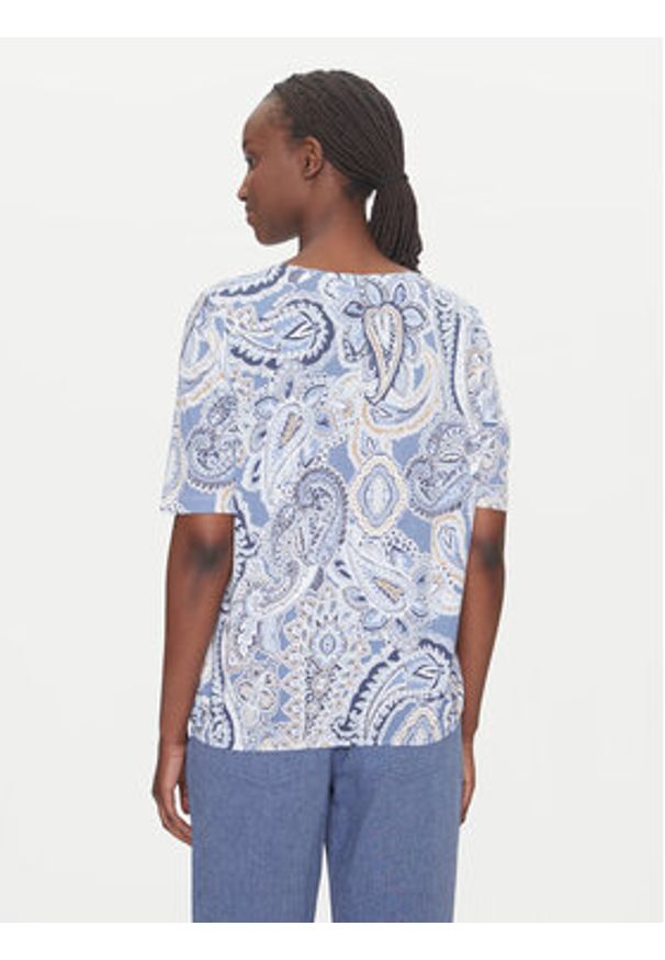 Olsen T-Shirt 11105109 Niebieski Regular Fit. Kolor: niebieski. Materiał: bawełna
