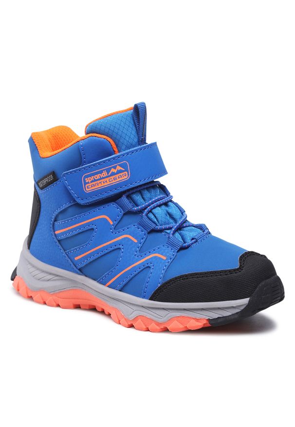 Trekkingi Sprandi CP23-6042(IV)CH Blue. Kolor: niebieski. Materiał: skóra