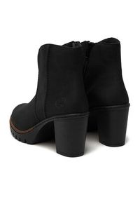 Rieker Botki Y2553-00 Czarny. Kolor: czarny. Materiał: materiał, syntetyk #6