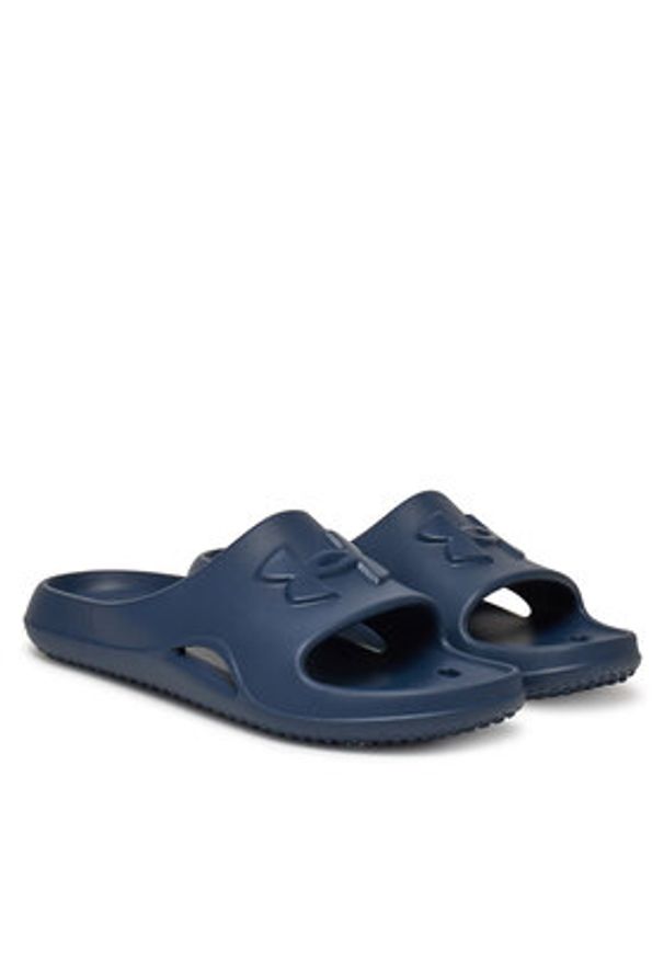 Under Armour Klapki UA M Locker V SL 3028094 Granatowy. Kolor: niebieski. Materiał: syntetyk