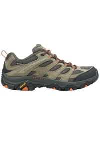 Buty turystyczne męskie Merrell Moab 3 GTX. Kolor: zielony. Materiał: skóra. Szerokość cholewki: normalna. Technologia: Gore-Tex #2
