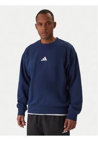 Adidas - adidas Bluza Essentials Feel Cozy JE3792 Granatowy Regular Fit. Kolor: niebieski. Materiał: bawełna #1