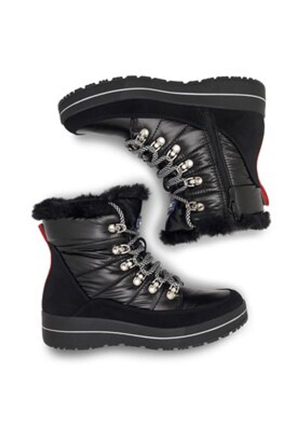 Beverly Hills Polo Club Botki WS6219-04 Czarny. Kolor: czarny. Materiał: materiał