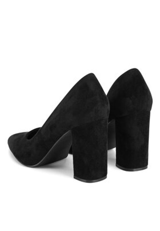 DeeZee Czółenka WSS21563-01 Czarny. Kolor: czarny. Materiał: materiał