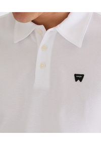 Wrangler - MĘSKA KOSZULKA WRANGLER POLO SHIRT BRIGHT WHITE 112378480. Typ kołnierza: polo #3