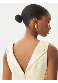 Elisabetta Franchi Sukienka koktajlowa AB-772-51E2-DC7 Żółty Slim Fit. Kolor: żółty. Materiał: syntetyk. Styl: wizytowy #3