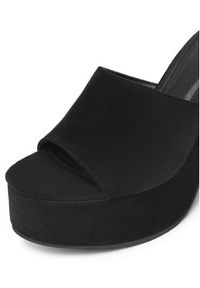DeeZee Klapki E8341-1 Czarny. Kolor: czarny. Materiał: materiał #4