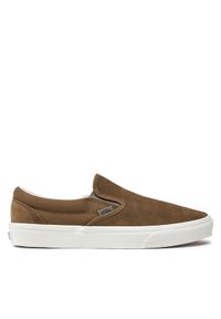 Vans Tenisówki Classic Slip-On VN0009Q7CH71 Brązowy. Zapięcie: bez zapięcia. Kolor: brązowy. Materiał: zamsz, skóra