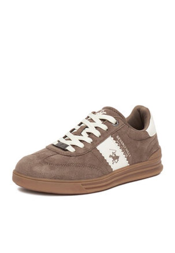Beverly Hills Polo Club Sneakersy CEO-A1419104A Brązowy. Kolor: brązowy. Materiał: materiał