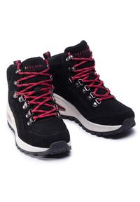 skechers - Skechers Trapery Uno Rugged One 155220/BLK Czarny. Kolor: czarny. Materiał: skóra #5