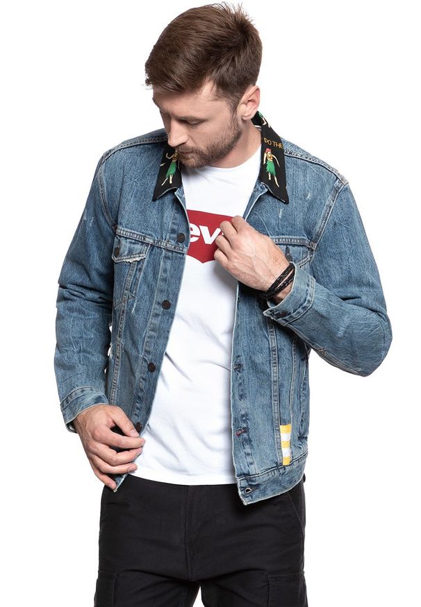 Levi's® - KURTKA JEANSOWA LEVI'S Trucker Jeans Hulahula 723340278. Materiał: jeans