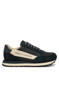 Armani Exchange Sneakersy XUX083 XV263 U395 Czarny. Kolor: czarny. Materiał: skóra, zamsz #1