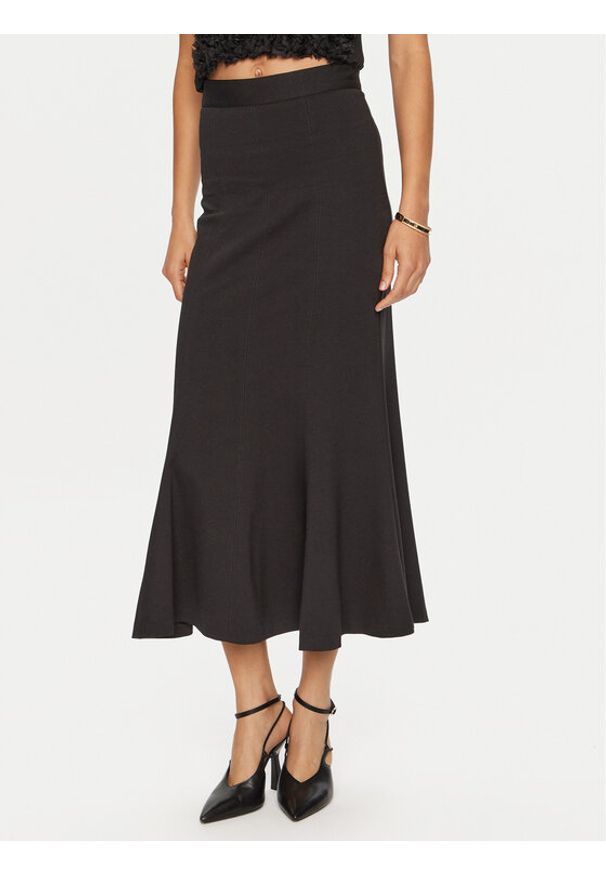 Rinascimento Spódnica maxi CFC0121278003 Czarny Slim Fit. Kolor: czarny. Materiał: wiskoza, syntetyk