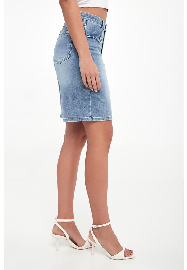 Joseph Ribkoff - Bermudy damskie jeansowe JOSEPH RIBKOFF. Materiał: jeans