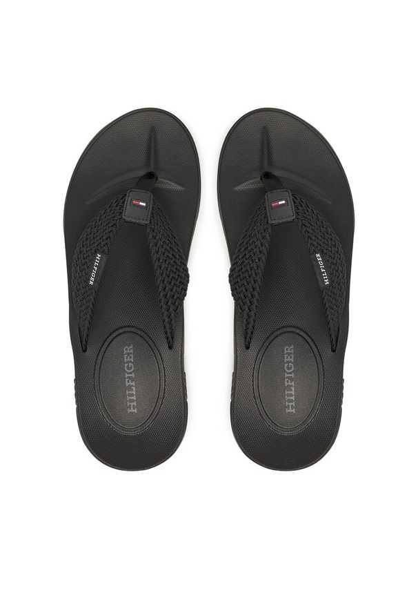 TOMMY HILFIGER - Japonki Tommy Hilfiger. Kolor: czarny