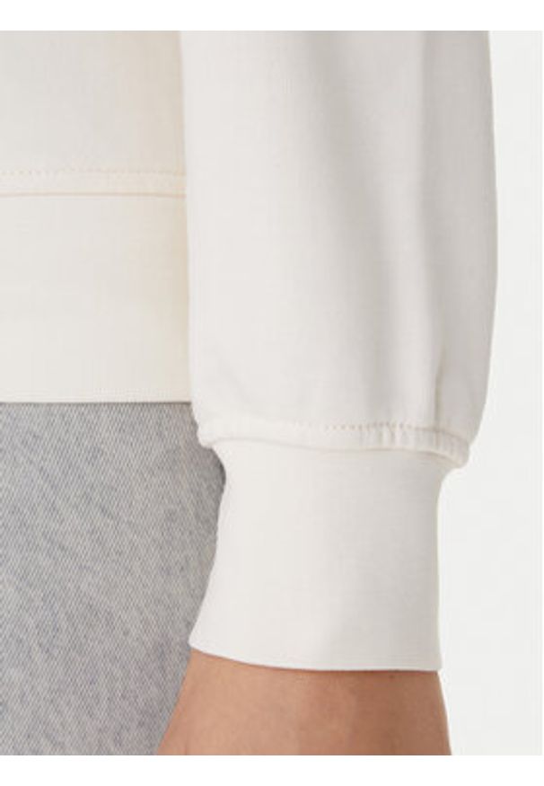 Calvin Klein Jeans Bluza LV047C224G Écru Boxy Fit. Materiał: bawełna