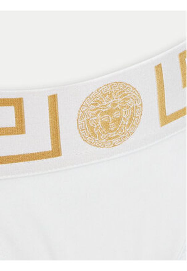 VERSACE - Versace Stringi AUD01042 1A10011 Biały. Kolor: biały. Materiał: bawełna
