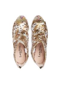 Laura Vita Sandały Albane 48 Złoty. Kolor: złoty. Materiał: skóra #2