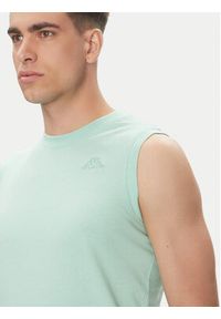 Kappa Tank top Logo Corpo Cadwal 303HZB0 Zielony Regular Fit. Kolor: zielony. Materiał: bawełna
