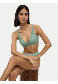 Triumph Biustonosz z fiszbiną Illusion 10219710 Zielony. Kolor: zielony. Materiał: syntetyk #4