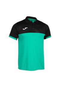 Koszulka polo dla dzieci Joma Montreal. Typ kołnierza: polo. Kolor: zielony. Materiał: mesh. Sport: tenis