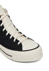 Converse Trampki Chuck Taylor All Star Lift Platform Crafted Laces A12552C Czarny. Kolor: czarny. Materiał: materiał. Obcas: na platformie