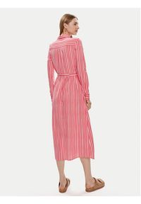 Vero Moda Sukienka koszulowa Ilisa 10306597 Różowy Regular Fit. Kolor: różowy. Materiał: bawełna. Typ sukienki: koszulowe #2