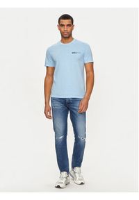 United Colors of Benetton - United Colors Of Benetton T-Shirt 3F98U1092 Niebieski Regular Fit. Kolor: niebieski. Materiał: bawełna #3