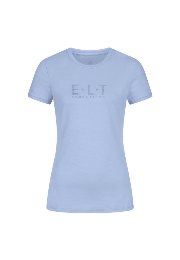 Koszulka damska ELT Perugia. Kolor: niebieski. Wzór: napisy