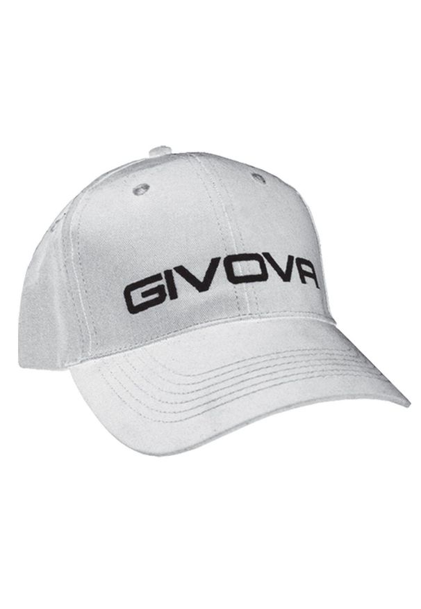 White Givova Cap z wizjerem - Ochrona oddychania i UV. Kolor: biały. Materiał: bawełna. Wzór: haft. Sezon: zima. Styl: sportowy, elegancki