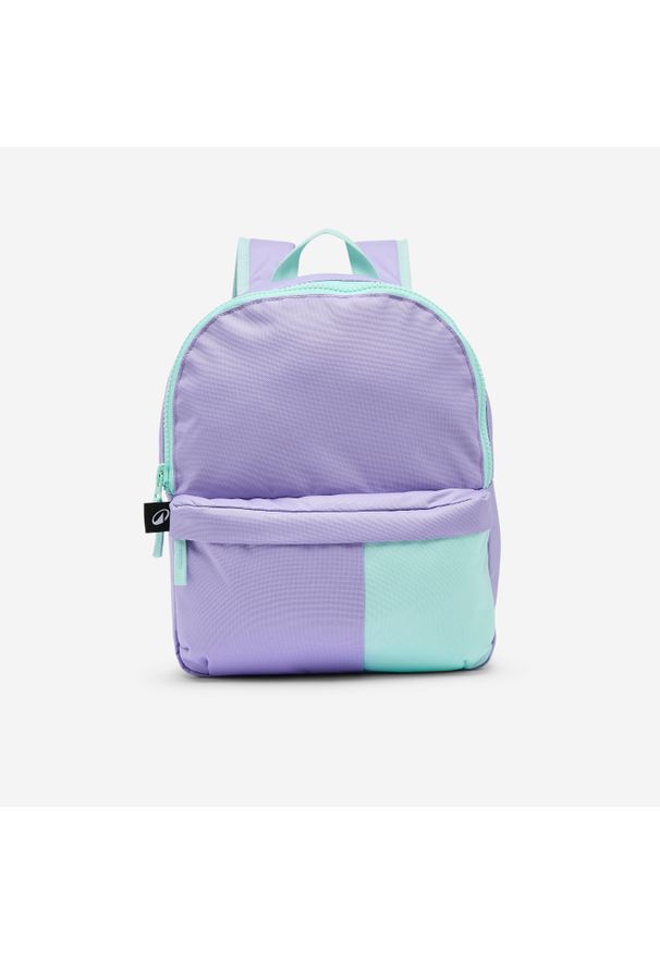 Decathlon - Plecak dla dzieci 10 litrów. Kolor: fioletowy, wielokolorowy, zielony. Materiał: poliester, materiał