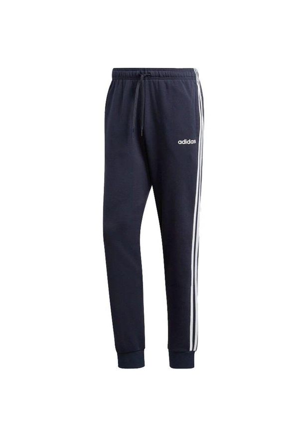Adidas - Spodnie męskie adidas Essentials 3S T PNT FL granatowe DU0497. Kolor: wielokolorowy