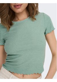 only - ONLY T-Shirt Emma 15201206 Zielony Regular Fit. Kolor: zielony. Materiał: syntetyk #3