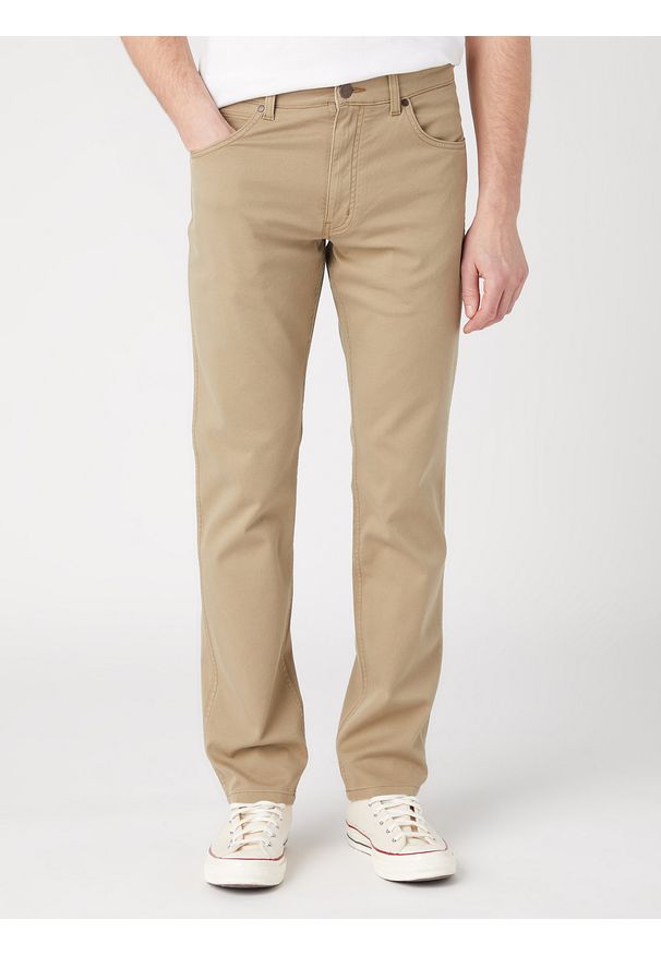 Wrangler - MESKIE SPODNIE WRANGLER GREENSBORO LEAD GREY 112342069