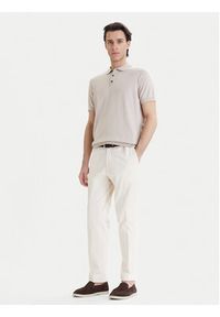 Bugatti Polo 7100-75522C Beżowy Regular Fit. Typ kołnierza: polo. Kolor: beżowy. Materiał: bawełna #5