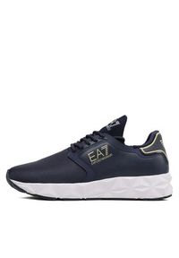 EA7 Emporio Armani Sneakersy X8X123 XK300 S323 Granatowy. Kolor: niebieski. Materiał: materiał