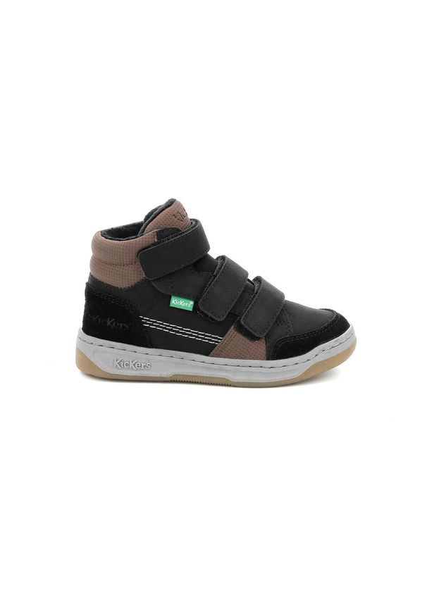 Kickers - Sneakersy dziecięce KICKERS KROISY. Kolor: czarny. Sport: turystyka piesza