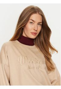 Weekend Max Mara Bluza Laghi 2425926032 Beżowy Relaxed Fit. Kolor: beżowy. Materiał: syntetyk