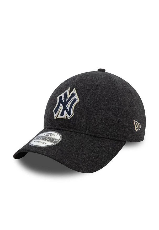 New Era - Czapka z daszkiem New York Yankees MLB Melton 9Twenty. Kolor: czarny. Styl: sportowy