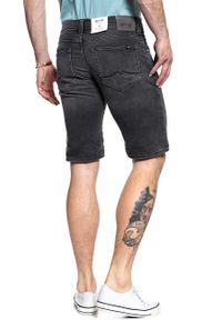 Mustang - SPODENKI MĘSKIE MUSTANG Chicago Short DENIM BLACK 1007116 4000 683. Materiał: denim #7