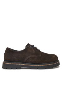 Birkenstock Półbuty Highwood Lace Low 1029609 Brązowy. Kolor: brązowy. Materiał: zamsz, skóra