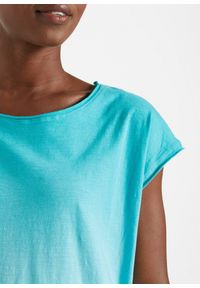 bonprix - Sukienka shirtowa w cieniowanym kolorze. Kolor: niebieski. Materiał: jersey