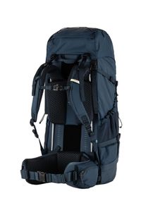 Fjällräven - Plecak trekkingowy Fjallraven Abisko Trek 65. Kolor: niebieski. Styl: sportowy