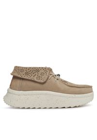 Hey dude - Hey Dude Półbuty Wendy Peak Fold Boot Suede 40256-255 Beżowy. Kolor: beżowy. Materiał: zamsz, skóra