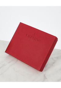 VALENTINO - Czerwony portfel Rockstud. Kolor: czerwony. Wzór: aplikacja #4