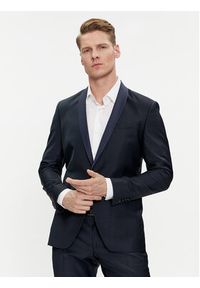 Karl Lagerfeld - KARL LAGERFELD Garnitur 105206 542096 Granatowy Regular Fit. Kolor: niebieski. Materiał: wełna #12