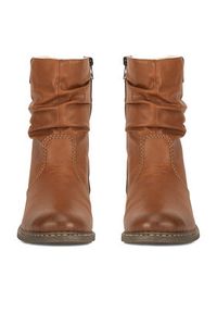 Rieker Botki Z4180-22 Brązowy. Kolor: brązowy. Materiał: materiał #3