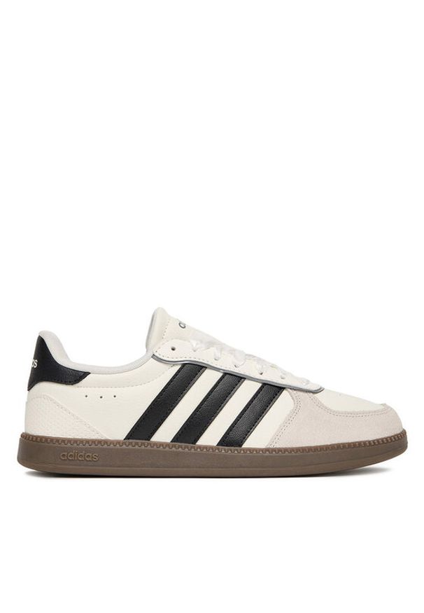 Adidas - adidas Sneakersy BREAKNET SLEEK JQ8253 WB Biały. Kolor: biały. Materiał: syntetyk, materiał