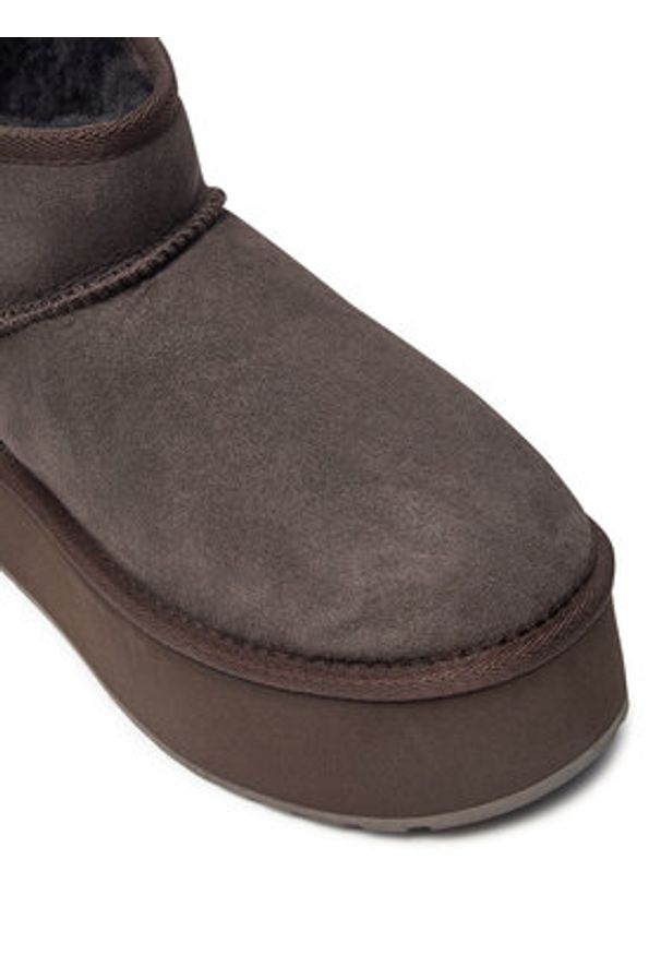 EMU Australia Śniegowce Stinger Micro Flatform W13082 Brązowy. Kolor: brązowy