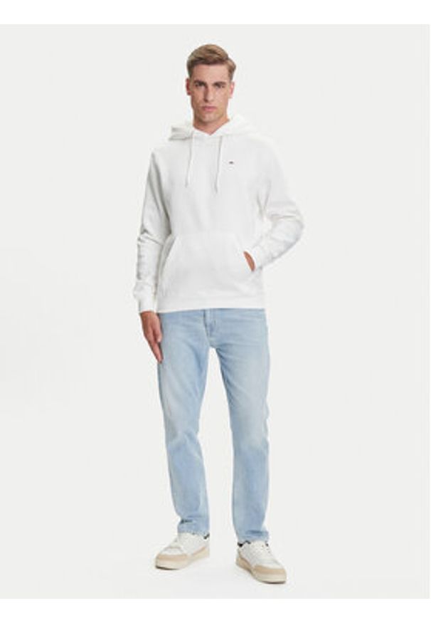 Tommy Jeans Bluza DM0DM20742 Écru Regular Fit. Materiał: bawełna